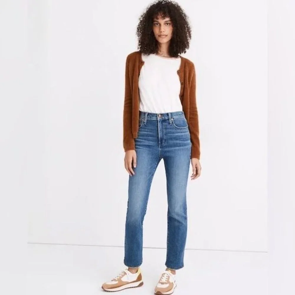 Madewell Slim Demi-Boot Jeans high waisted 26
